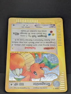Dragonite 009/165 Expedition Base Set Holo Ultra Rare Pokemon TCG e-reader MP+ - Image 4