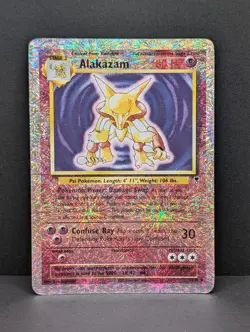 Alakazam 1/110 Legendary Collection Reverse Holo Rare Pokemon TCG Nintendo LP+ - Image 1