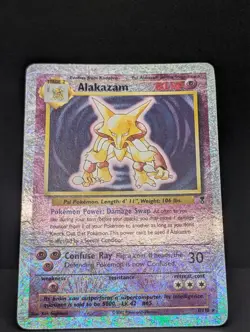 Alakazam 1/110 Legendary Collection Reverse Holo Rare Pokemon TCG Nintendo LP+ - Image 3