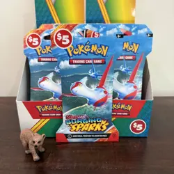 Pokemon Surging Sparks Sleeved Booster Pack Display Case - Sealed Lot of 40 - Image 1