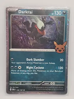 Pokemon-Darkrai (Cosmos Holo) 136/197 Trick or Trade 2024 Holo - Image 1
