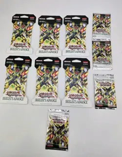 Yugioh TCG Duelist's Advance Sleeved Booster Pack Lot Of 10 - Image 1