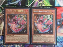 2x Snake-Eyes Poplar MP24-EN128 | 1st Edition Mint Yugioh Prismatic Secret - Image 1