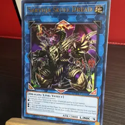 Yugioh Saryuja Skull Dread DUDE-EN026 Ultra Rare 1st Ed NM + BONUS HOLO - Image 2