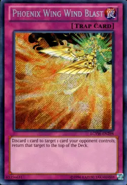 Phoenix Wing Wind Blast Yugioh Card Legendary Collection Yugi's World LCYW-EN298 - Image 1