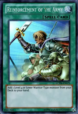 YUGIOH TCG REINFORCEMENT OF THE ARMY LCYW-EN173 SUPER UNLIMITED EDITION - Image 1