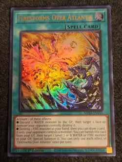 Yugioh - Firestorms Over Atlantis - MP25-EN255 - Ultra Rare - NM/M - Image 1