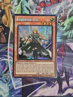 Exosister Elis MP23-EN252 | 1st Edition Mint Yugioh Prismatic Secret Rare - Image 1