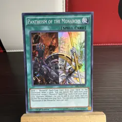 Yugioh! Pantheism of the Monarchs - SR01-EN023 - Super - NM - 1st Edition +BONUS - Image 2