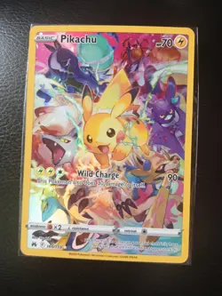 Pokemon TCG Crown Zenith Pikachu Holo Card 160/159 NM Secret Rare - Image 1