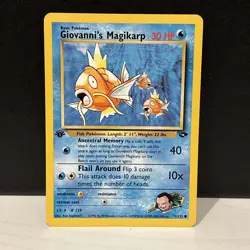 Pokemon TCG Giovanni's Magikarp Gym Challenge 1st Edition Common Card 73/132 - Image 1
