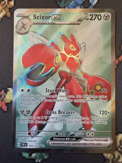 Pokemon Cards Scizor ex 195/162 Secret Rare Temporal Forces - (NM) - Image 1