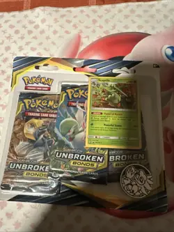 Pokemon Unbroken Bonds 3-Pack Blistered Card - Image 1