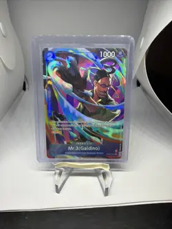 One Piece card PRB02-009 Mr. 3 (Galdino) R Parallel The Best vol.2 - Image 1