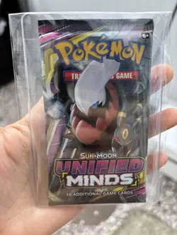 2019 Pokemon TCG Sun & Moon Unified Minds 10 Card Booster Pack Factory Sealed - Image 1