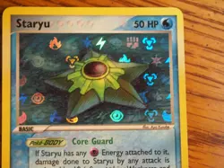 Pokemon 2004 Pokemon Ex Hidden Legends Staryu holo card, mint condition - Image 2