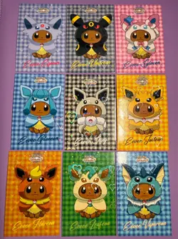 Eeveelution Ponchos - Pokemon Let's Go Eevee Card Database Flannel Hearts Holo - Image 1