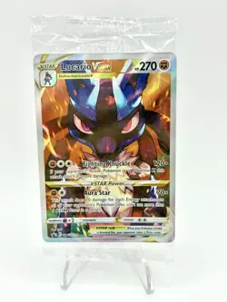 Lucario VSTAR SWSH291 SWSH: Sword & Shield Promo Cards Holo SEALED - Image 1