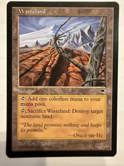 MTG: Wasteland Tempest 1997 Card Regular Magic The Gathering - LP - Image 1