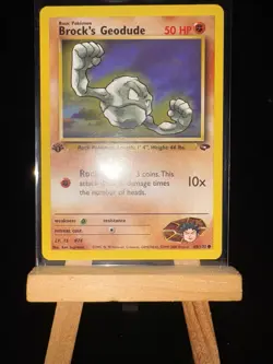 Brock's Geodude 68/132 Gym Challenge LP - Regular Common - Pokemon TCG Card - Image 4