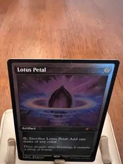Lotus Petal Magic The Gathering 30th Anniversary Play Foil Etched Promo Card - Image 2