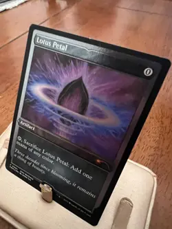 Lotus Petal Magic The Gathering 30th Anniversary Play Foil Etched Promo Card - Image 3