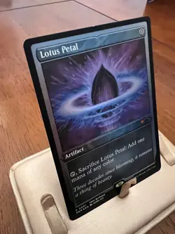 Lotus Petal Magic The Gathering 30th Anniversary Play Foil Etched Promo Card - Image 4