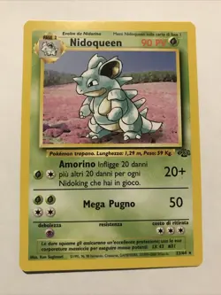 Pokemon TCG ITALIAN Jungle Nidoqueen 23/64 Regular Rare Card - Image 1