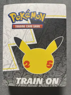Pokemon Mini Portfolio Binder 25th Anniversary Celebrations 60 Card Display - Image 1