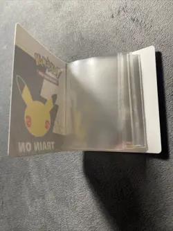 Pokemon Mini Portfolio Binder 25th Anniversary Celebrations 60 Card Display - Image 4