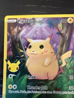 Pokemon TCG Celebrations Pikachu Holo Rare Card 005/025 NM/Mint Condition - Image 5