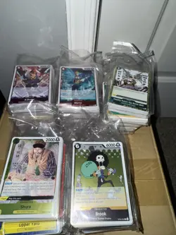 One Piece Bulk 1000 Cards(C,UC and R) OP: 1,2,3,5,6. 200+ Rare cards - Image 1