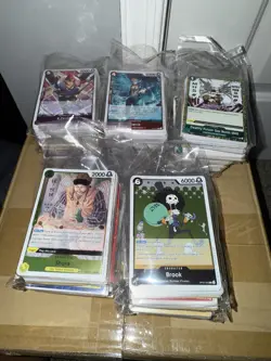 One Piece Bulk 1000 Cards(C,UC and R) OP: 1,2,3,5,6. 200+ Rare cards - Image 2