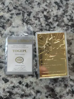 Pokemon Vintage 1999 23K Gold Plated Card Burger King Limited Edition Togepi - Image 1