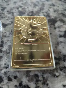 Pokemon Vintage 1999 23K Gold Plated Card Burger King Limited Edition Togepi - Image 2