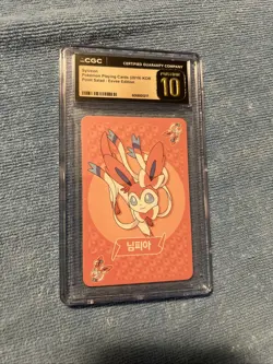 CGC PRISTINE 10!! Sylveon Point Salad Eevee Edition Korean Pokemon Card - Image 3