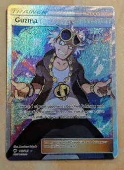 Guzma (Full Art) 143/147 Sm-Burning Shadows Holo Pokemon Card Game TCG ✨ - Image 1