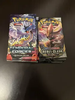 Pokemon Booster Pack Lot Of 12, Temporal Forces (7), Rebel Clash (5) - 120 Cards - Image 3