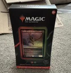 NIB Magic The Gathering Draconic Destruction Starter Commander Deck - Image 1