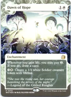 Dawn of Hope - FOIL - Wilds of Eldraine: Enchanting Tales - 2 NM - Image 1