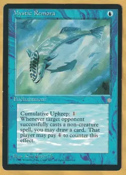 Mystic Remora (Ice Age, Common, English), 1995) MTG - Image 1