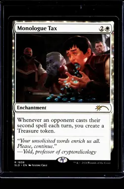 2021 MTG Magic the Gathering SLD Secret Lair Drop #1838 Monologue Tax - Image 1
