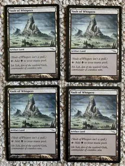 MTG "Vault of Whispers" Set of 4 !!Lightly Played/NM!! Mirrodin #286 - Image 1