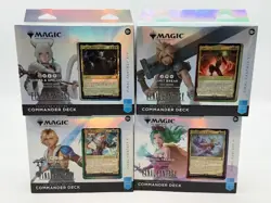 Lot of (4) Magic: The Gathering Final Fantasy Collector's Edition Commander Deck - Image 1