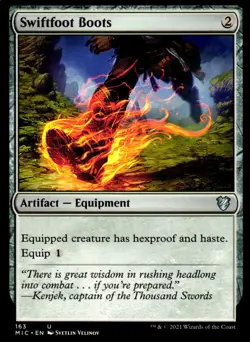 Swiftfoot Boots Commander: Innistrad: Midnight Hunt Regular - Image 1