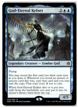 MTG God-Eternal Kefnet - War of the Spark Heavily Played English - Image 1