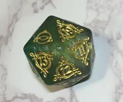 OVERSIZED MTG D20 Spindown Life Counter Dice - LORD OF THE RINGS - Image 3