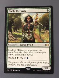 Noble Hierarch X1 Double Masters NM Condition See Pics Front Back - Image 1