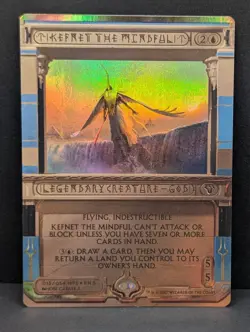 Kefnet the Mindful Masterpiece Series: Amonkhet Invocations Foil MTG Magic NM - Image 1