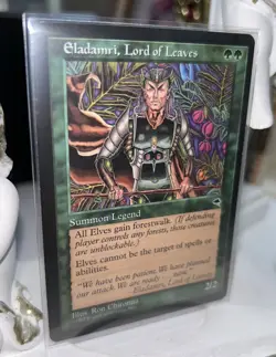 MTG WOTC Tempest Eladamri, Lord of Leaves (R) SP - Image 1